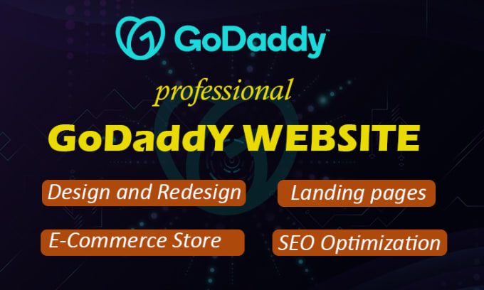 design or redesign godaddy website with godaddy builder