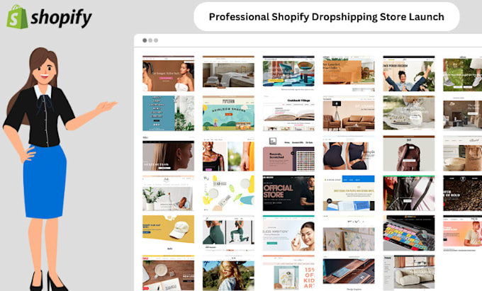 professional shopify dropshipping store launch