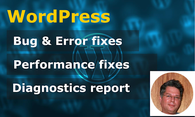 fix wordpress errors, wordpress issues, or wordpress bugs
