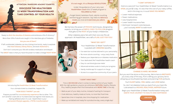 write high converting landing page sales copy, clickfunnels, unbounce, instapage