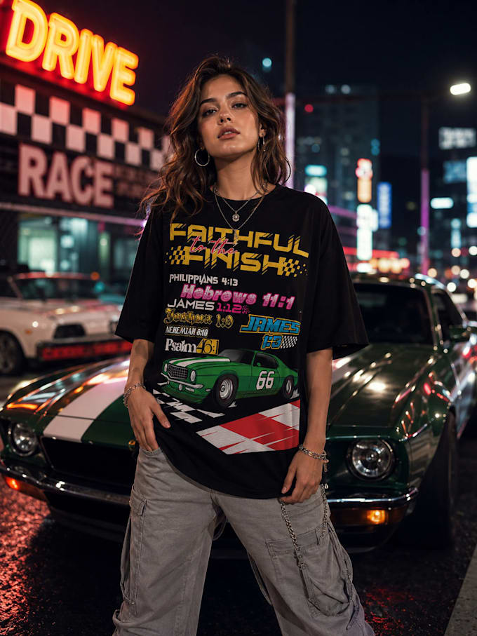 design professional automotive streetwear for your clothing brand