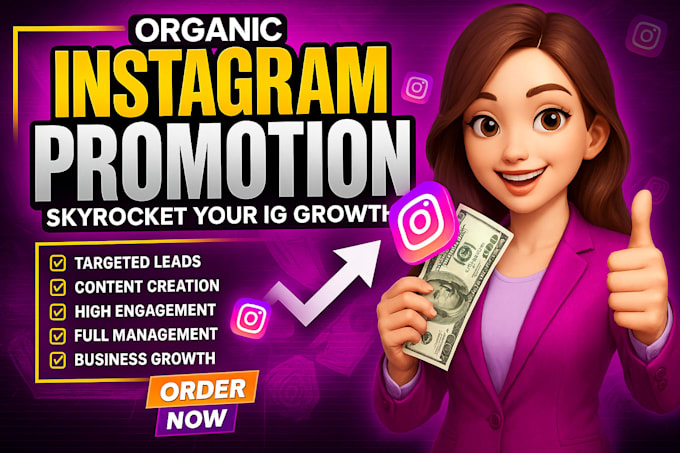 do super fast organic instagram promotion and marketing for growth manager