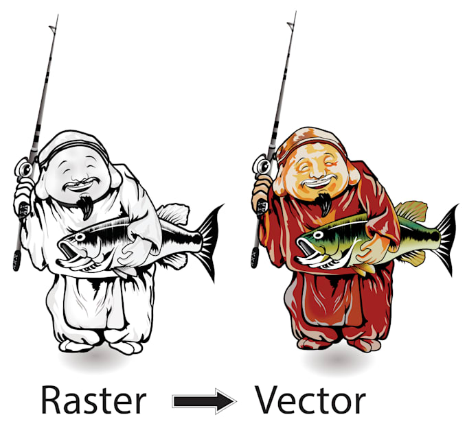 redraw and vectorize anything