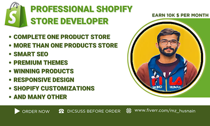 provide shopify store development, optimizing and customization service