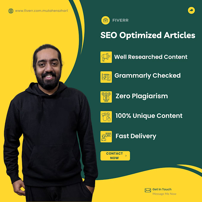 write SEO optimized articles with zero plagiarism insuring fast delivery