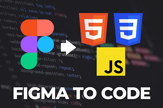 convert figma to HTML CSS js, react, angular