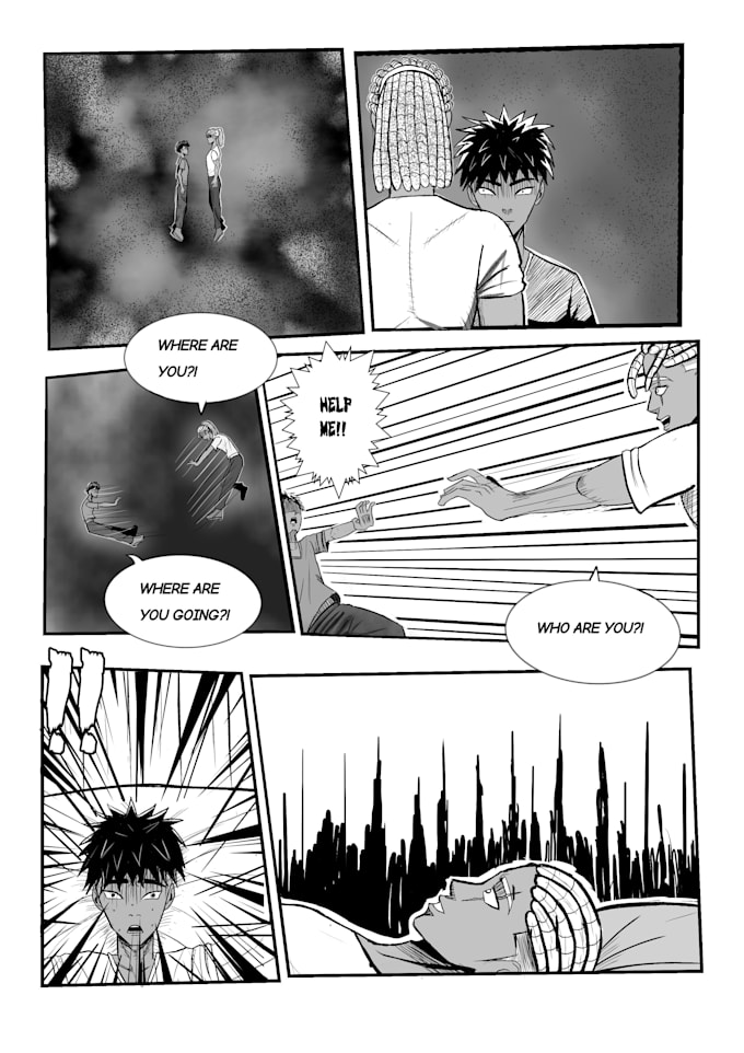 draw a webtoon or a manga for you
