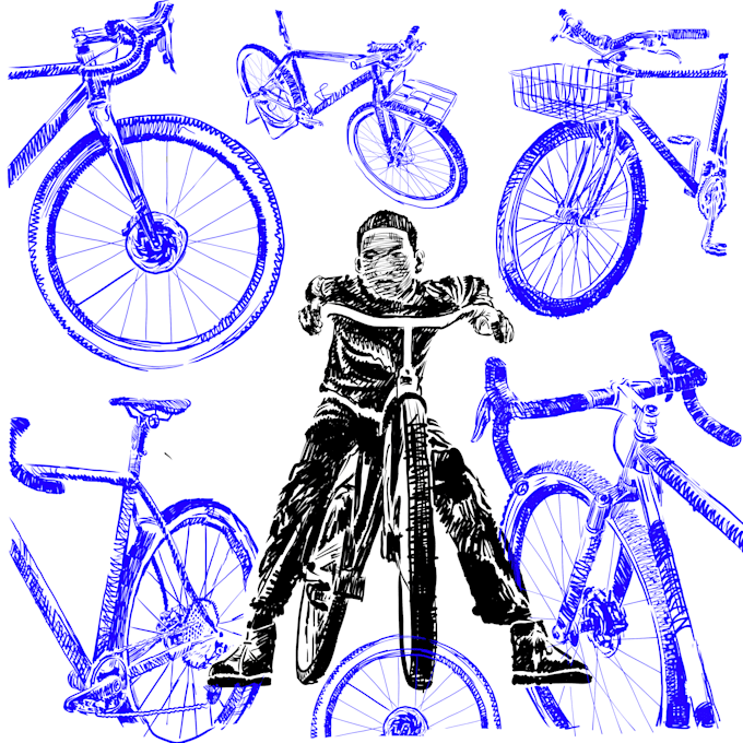 illustrate scribble line artwork for your needs