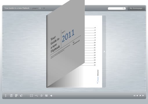 make your PDF into a flash flipbook