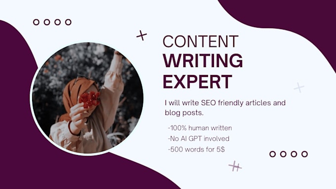 write SEO friendly articles and blog posts for your website