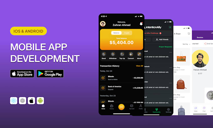 develop hybrid mobile application IOS and android