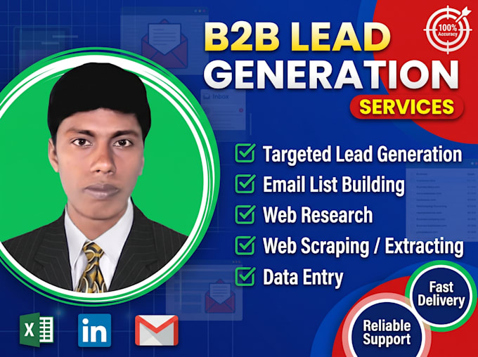 b2b lead generation and email list building