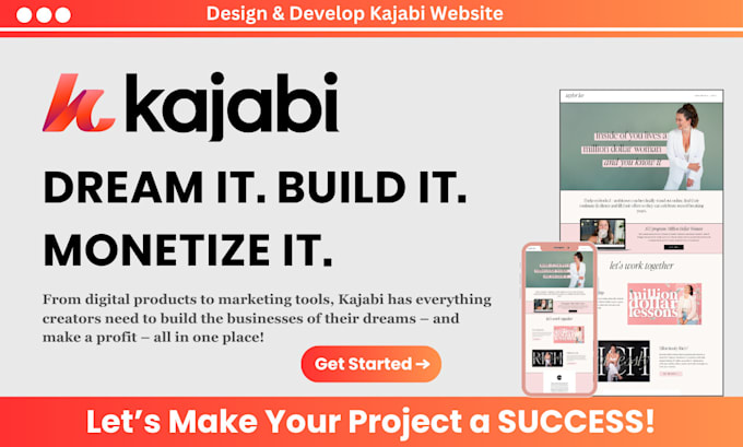 do kajabi website development, kajabi landing page, sales funnel, lms website