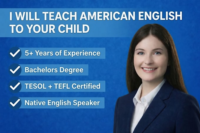 teach your child american english through online lessons