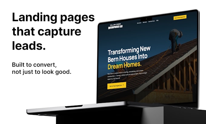 design and build a conversion focused website for your business