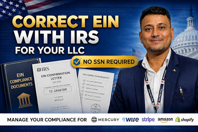 correct ein with irs for your llc