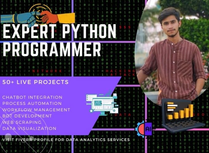Do complex python tasks as an expert python programmer by ... image.