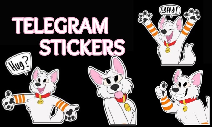 Animated hot sale stickers telegram