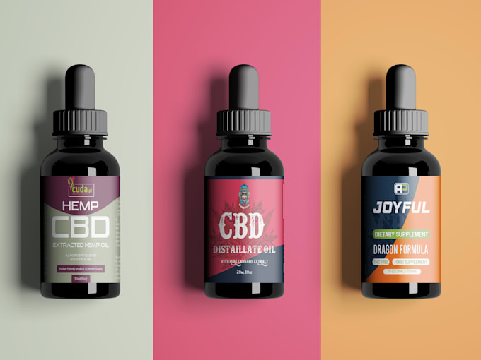 do dropper label design and cbd label design