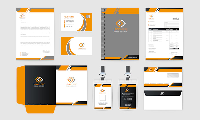 create business card letterhead and stationery items