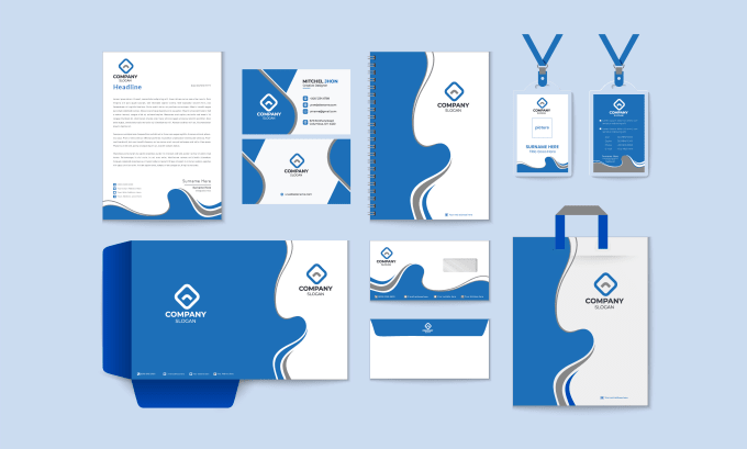 create premium stationery design items