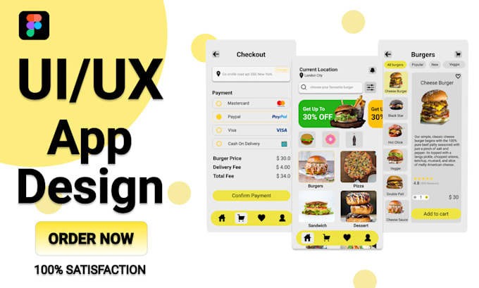 Design mobile ui ux using figma in 24 hrs by Aligul04 | Fiverr