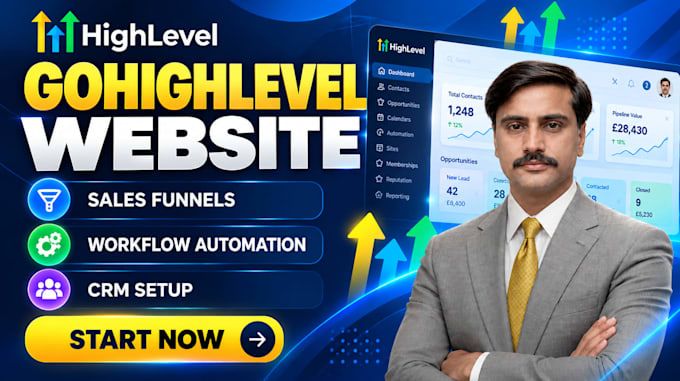 be your go high level expert for gohighlevel website and sales funnel