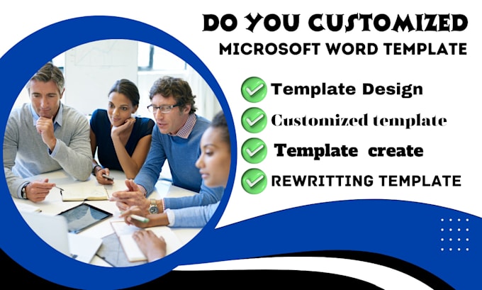 do you customized microsoft word template