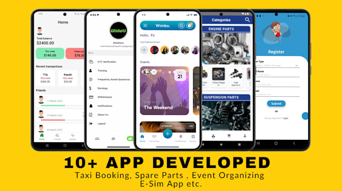 fix bugs in react native app and reskin your app as react native developer