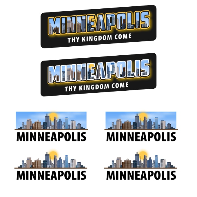 design awesome city skyline on the text