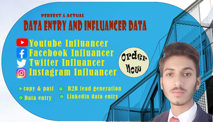 provide perfect influencer list and lead generation