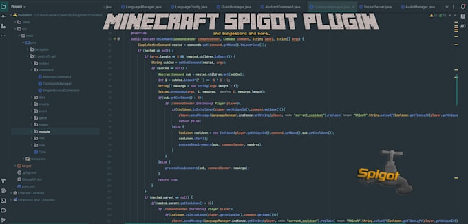Code spigot plugin and bungeecord by Raidcraft2002 | Fiverr