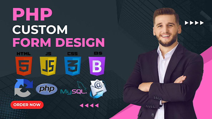 fix or create custom login, signup, contact form in PHP