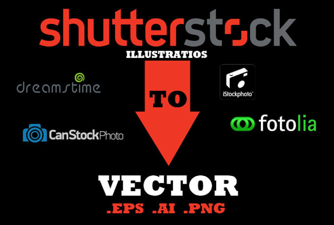 convert shutterstock image to Vector