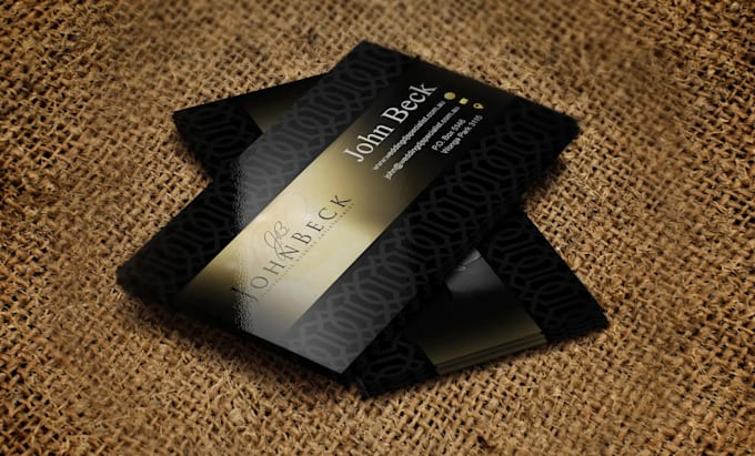 Premium Business Card Design Example 1