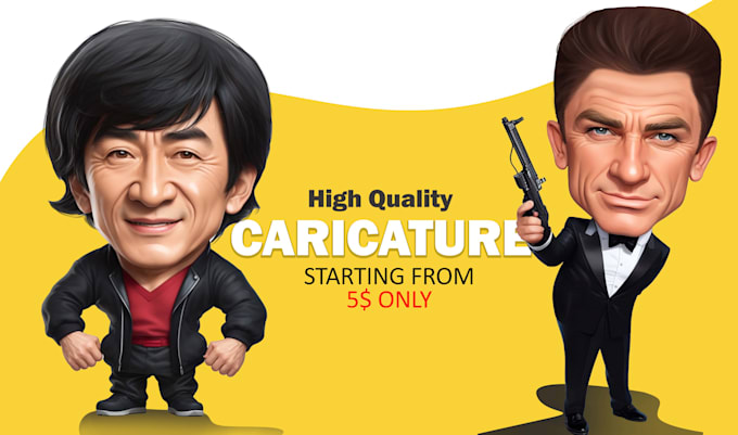 draw caricatures from your photo