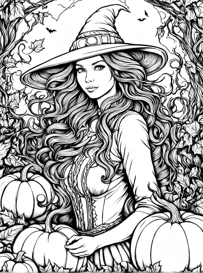 Create unique coloring book pages based on you theme by Antoripa | Fiverr