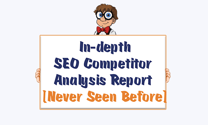 do seo competitor analysis, organic keywords, and backlinks report