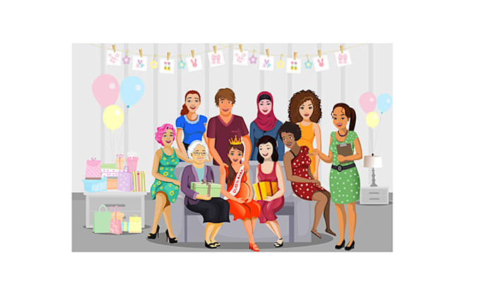 create 2d animation and video for you
