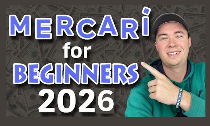 be your mercari drop shipping , 2 step VA and account setup