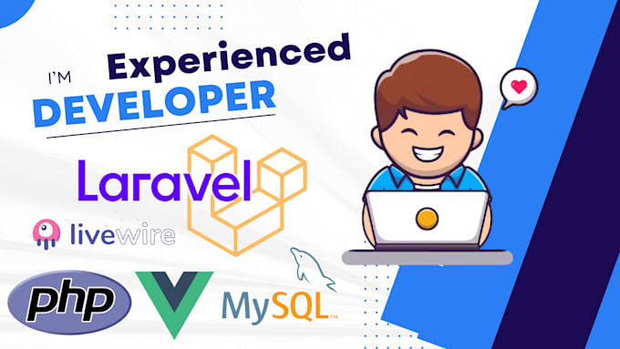 develop PHP laravel, vue js web apps, rest apis, and fix bugs