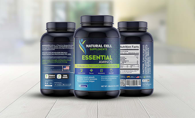 do mind blowing product and supplement label design