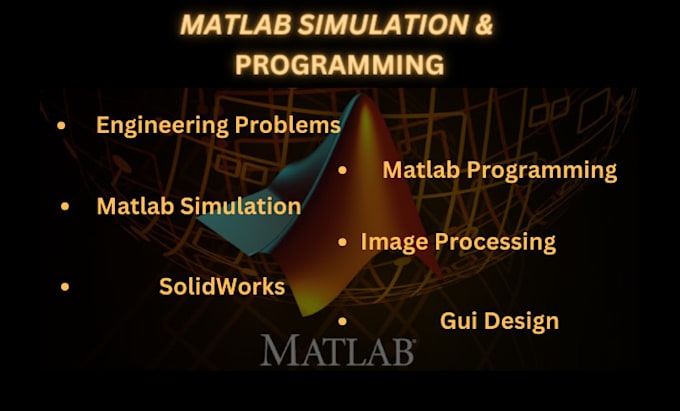 Do your matlab programming, simulink, signal, image processing and gui ...