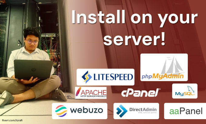 manage your server with cpanel, webuzo, directadmin, aapanel