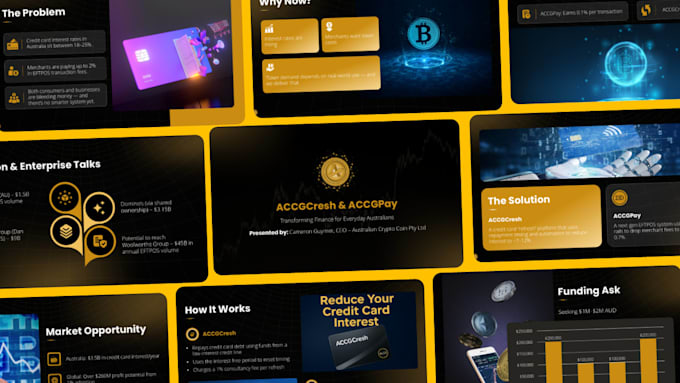 Design modern powerpoint presentation and investor pitch deck for your ...