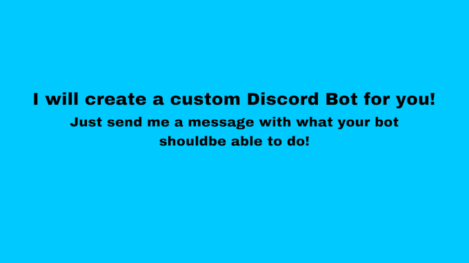 code a discord bot in python
