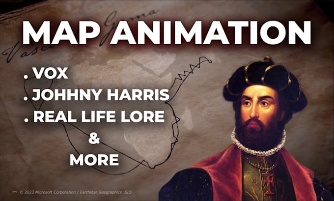 create all type of map animations according to your requirements