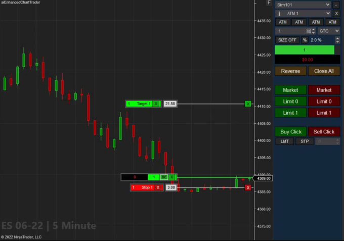 Code and convert script for ninjatrader, tradingview, thinkorswims ...
