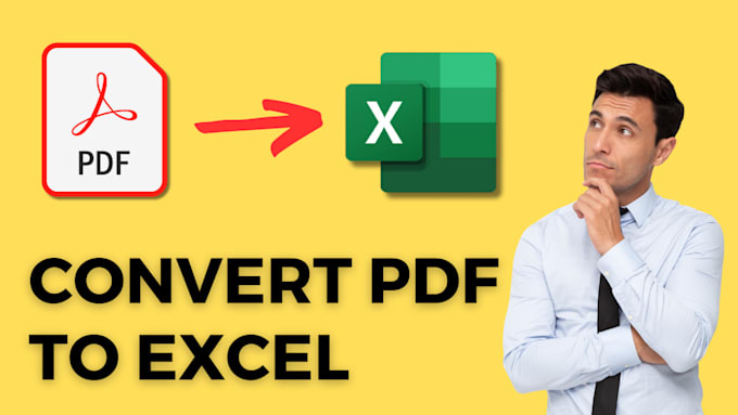 convert pdf to excel