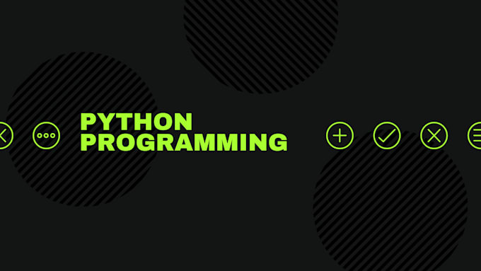 Do python programming for you by Carlo_toledo | Fiverr